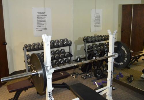 In-House Weight Room for Employees.